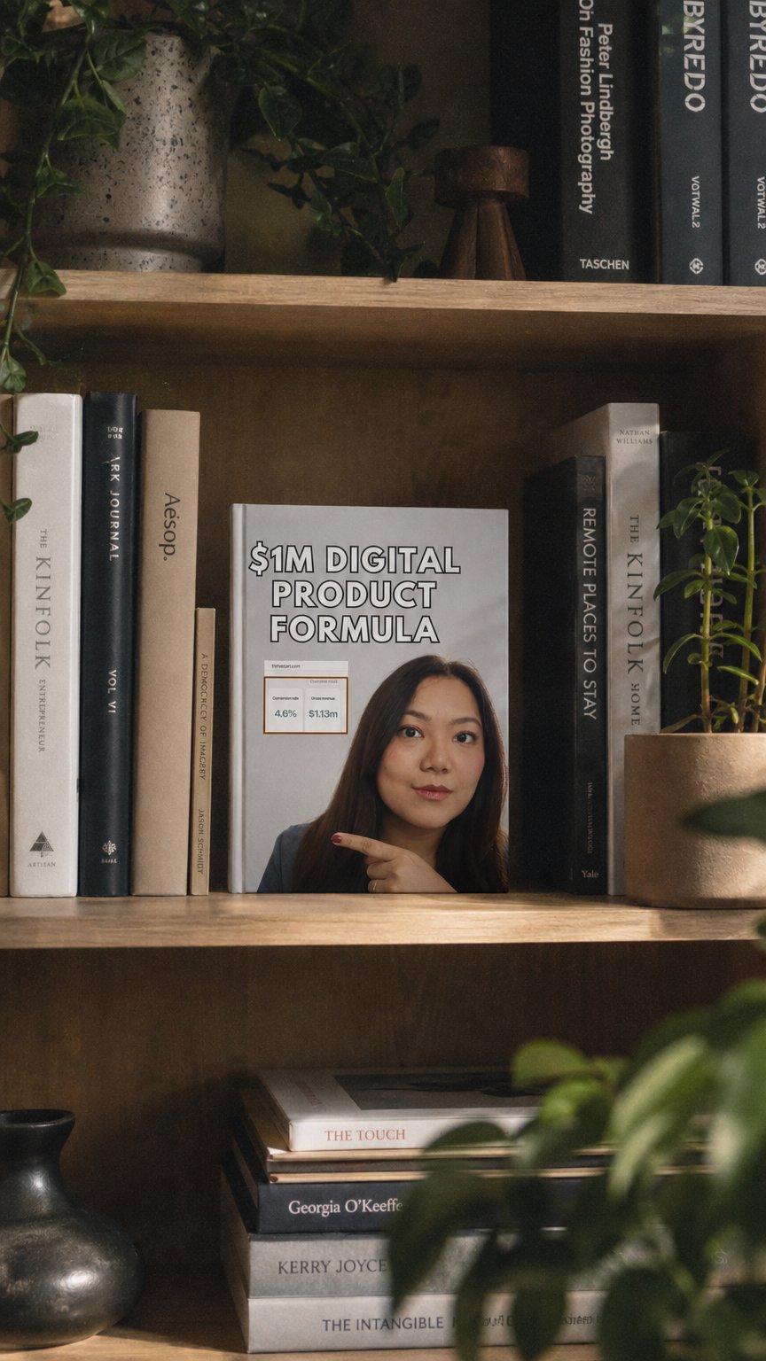 AI product shot of $1M Digital Product Formula