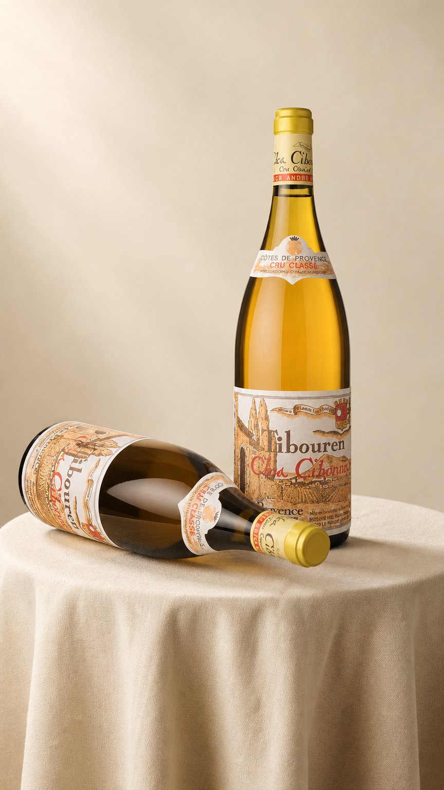 AI product shot of Cuvée Tradition Rose by Clos Cibonne 2024