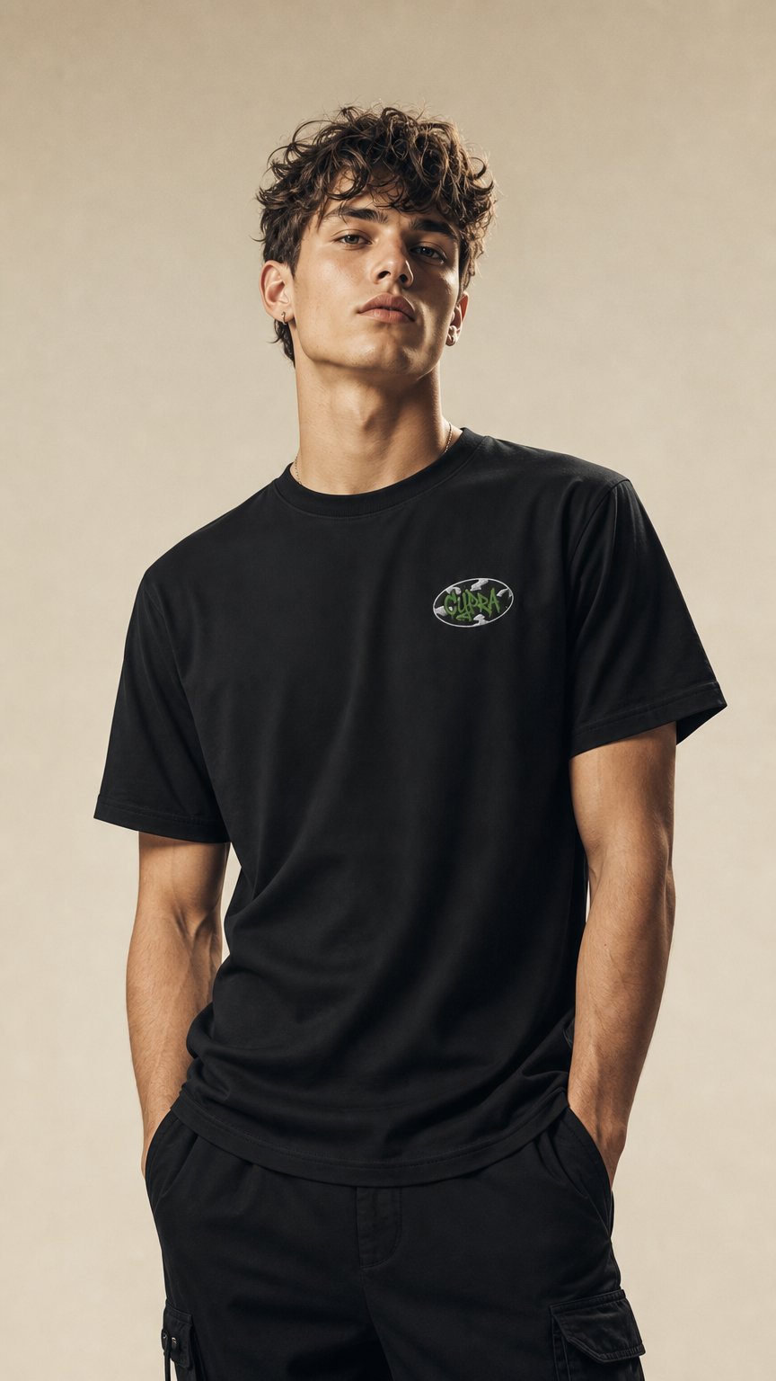 AI product shot of Cypra Carp Fishing (Bivvy) T-Shirt