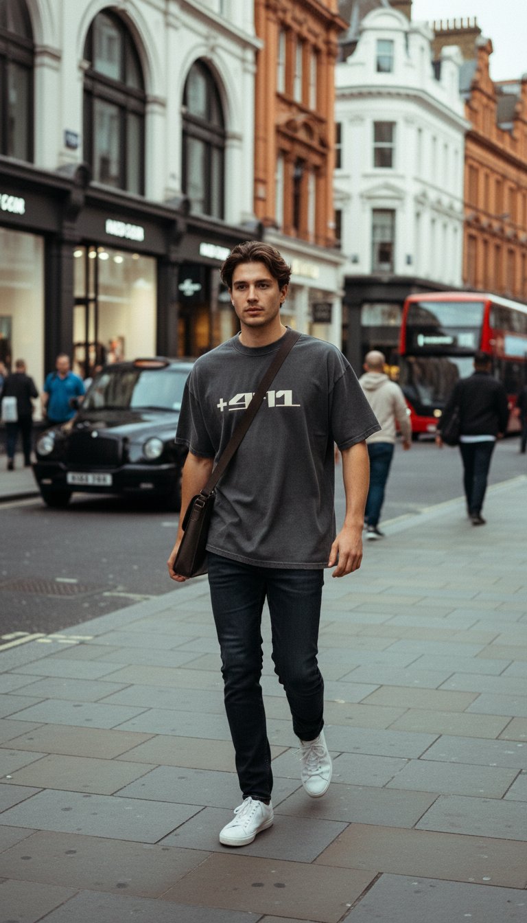 AI product shot of THE SAUCY™ 971 TEE