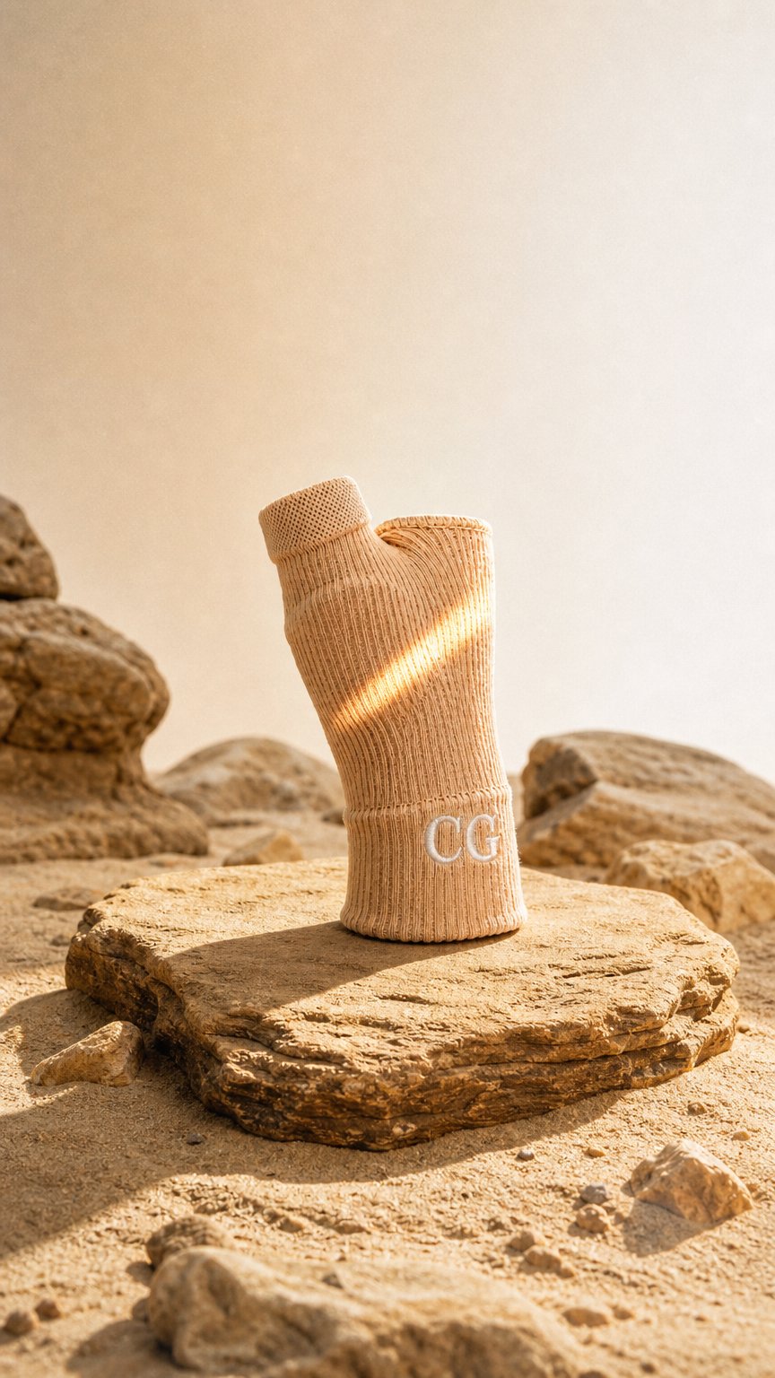 AI product shot of The Knitter's Thumb Stabilizer