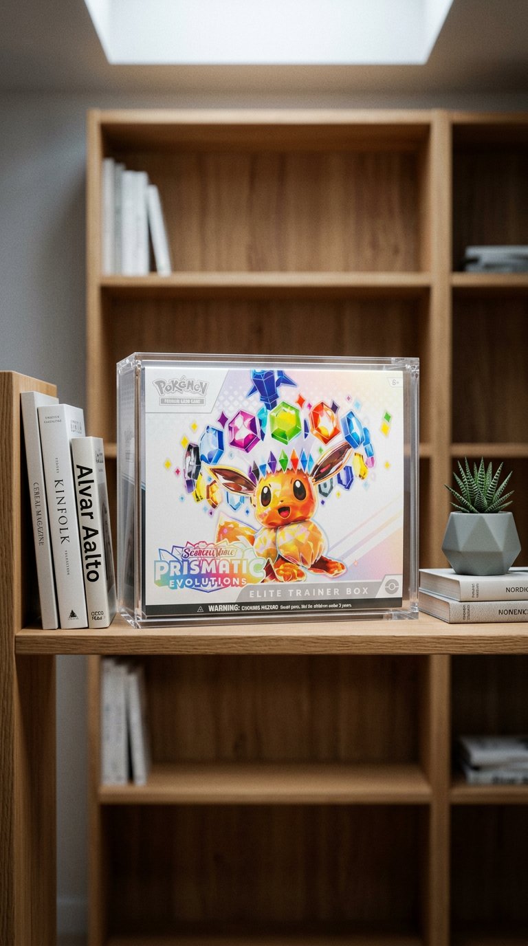 AI product shot of ETB Acrylic Case