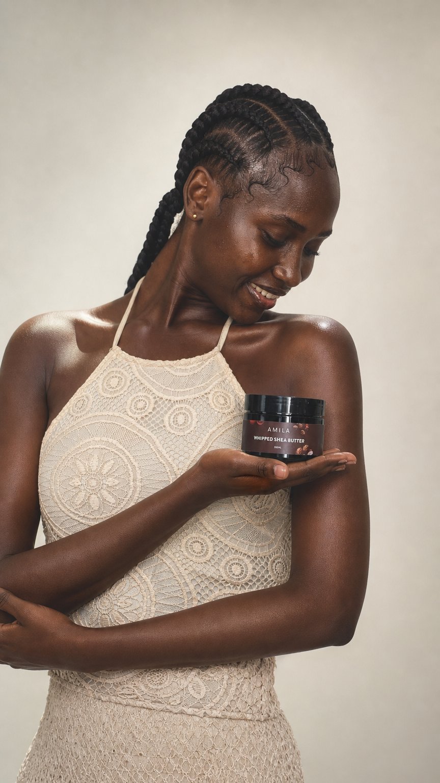 AI product shot of Whipped Shea Butter