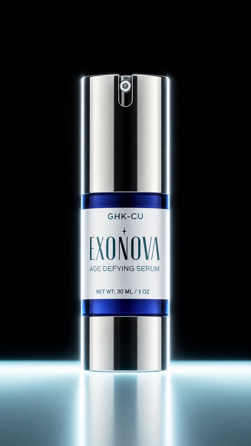 AI product shot of GHK-Cu Peptide Serum