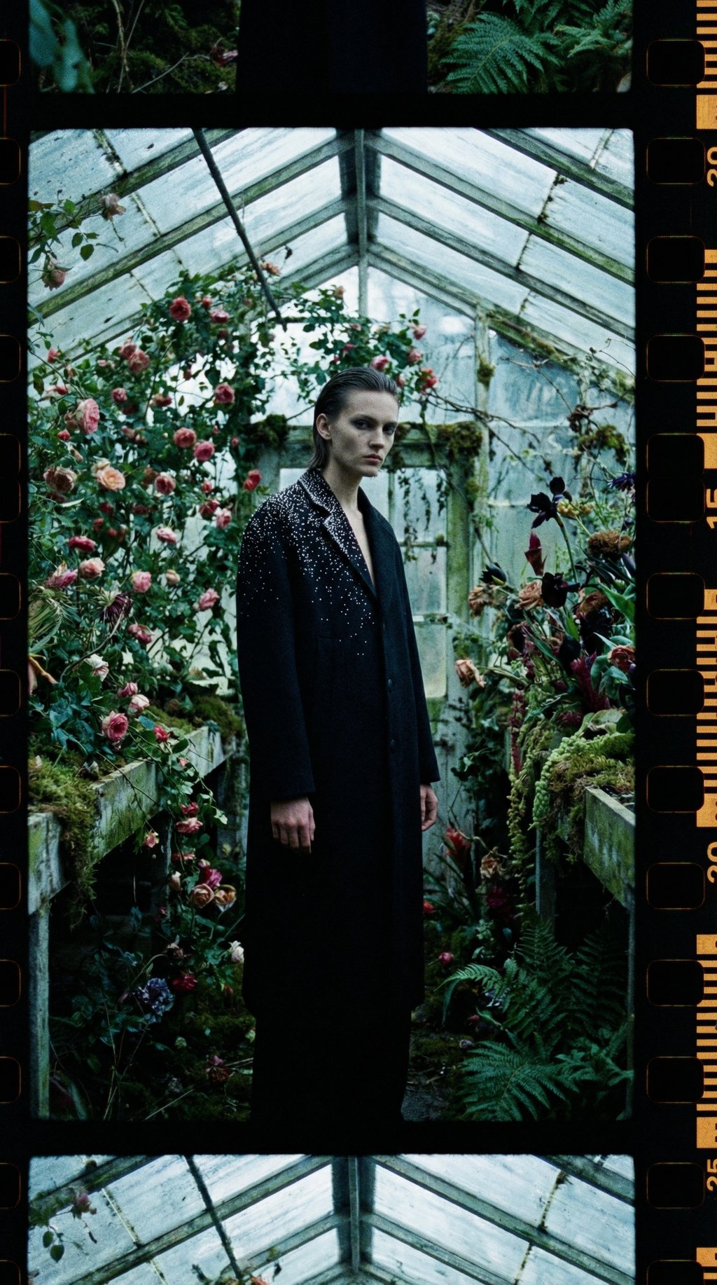 AI product shot of 545 Crystal Wool Coat