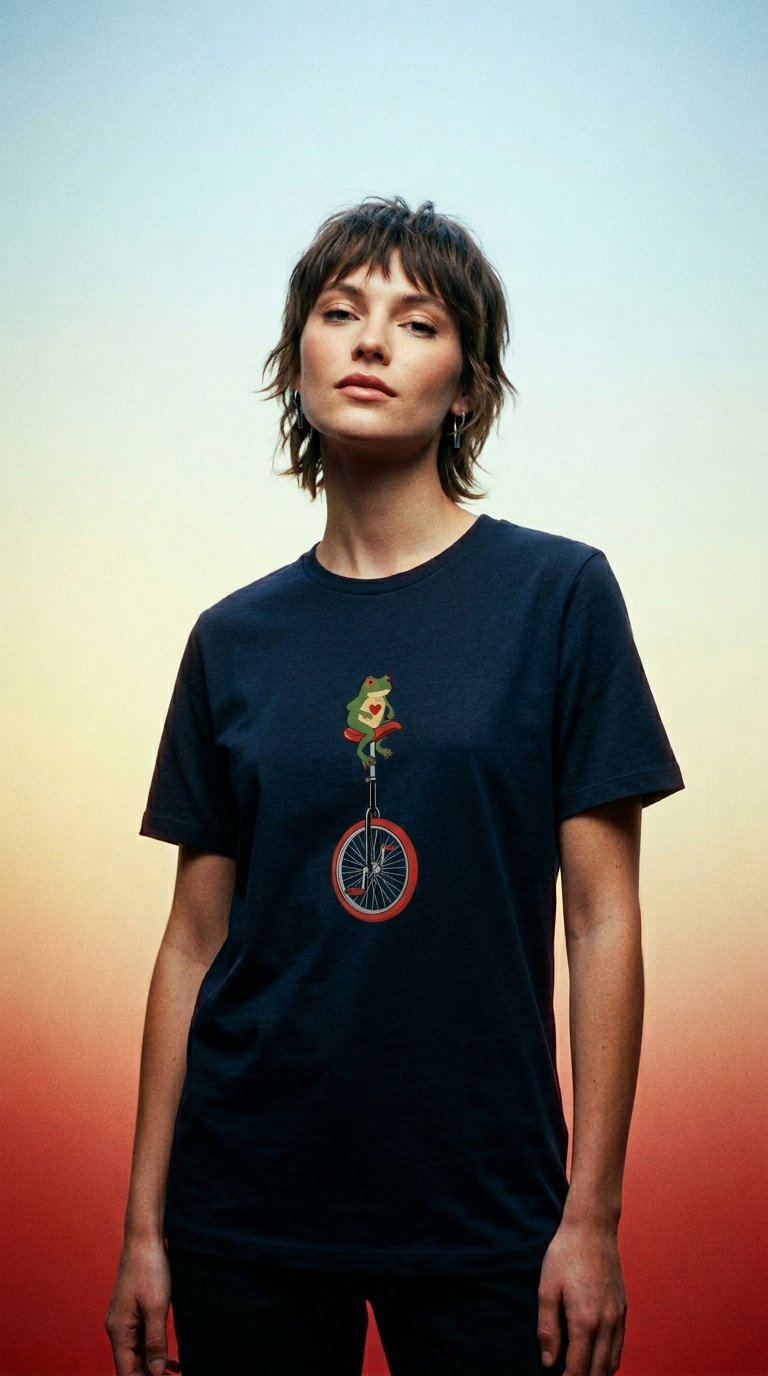 AI product shot of Frogcycle Women's Relaxed T-Shirt