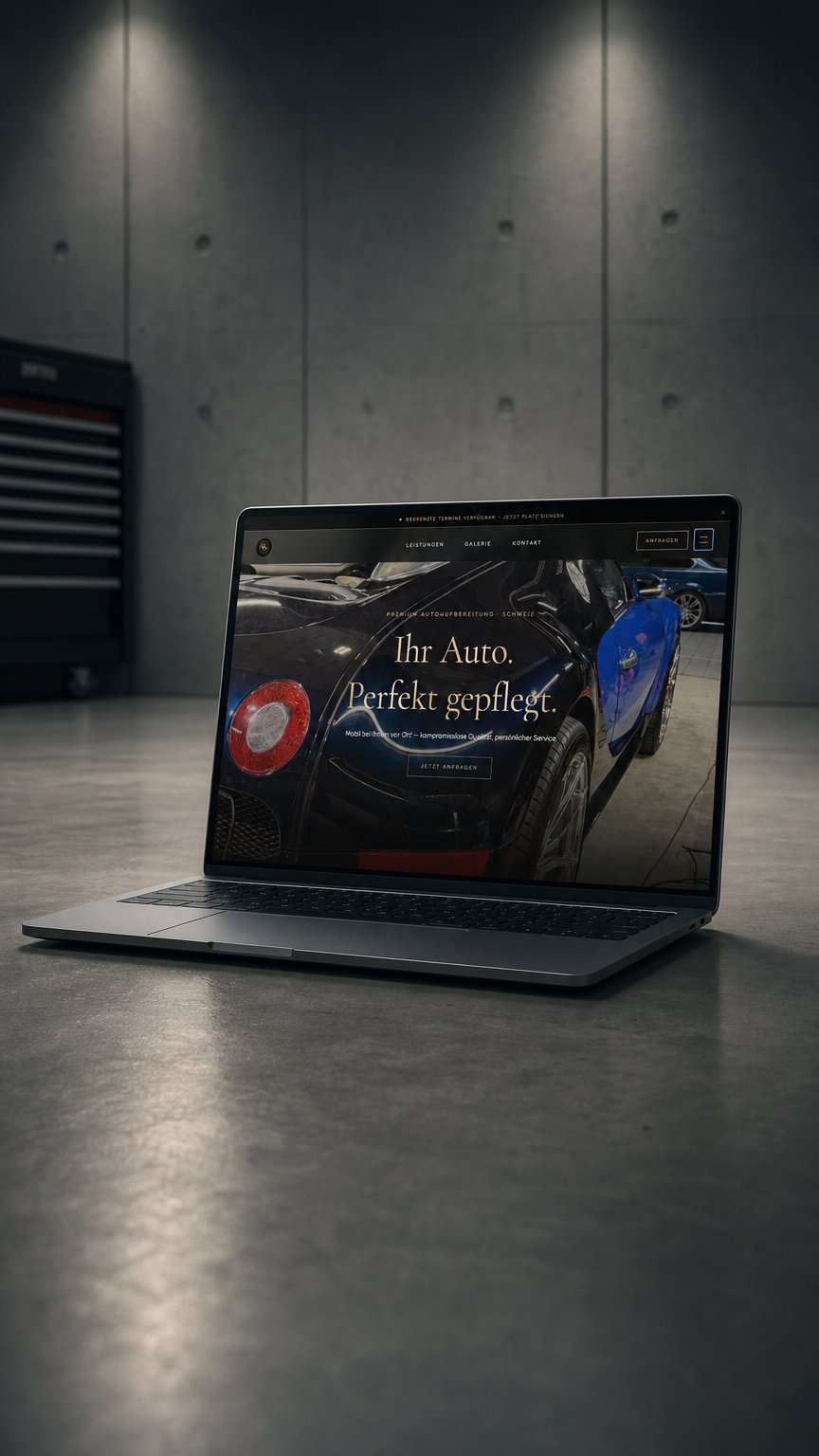 AI product shot of Peakvio Digitale Auftritte für Schweizer KMU