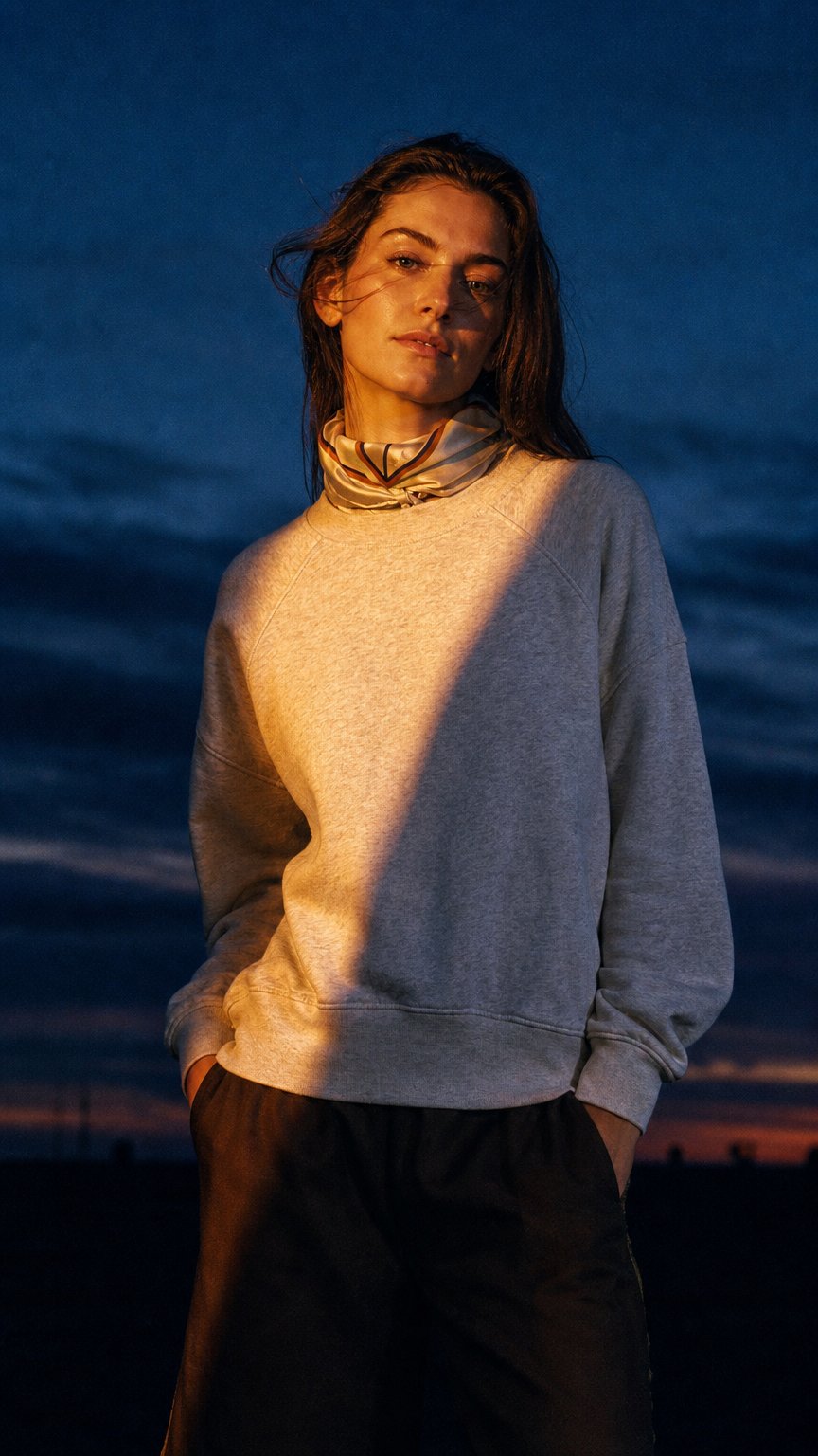 AI product shot of American Vintage ATU03B sweater