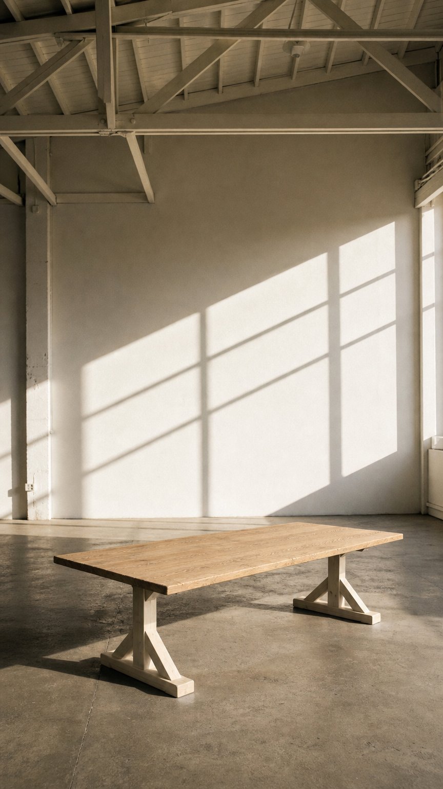 AI product shot of Reclaimed Elm Table