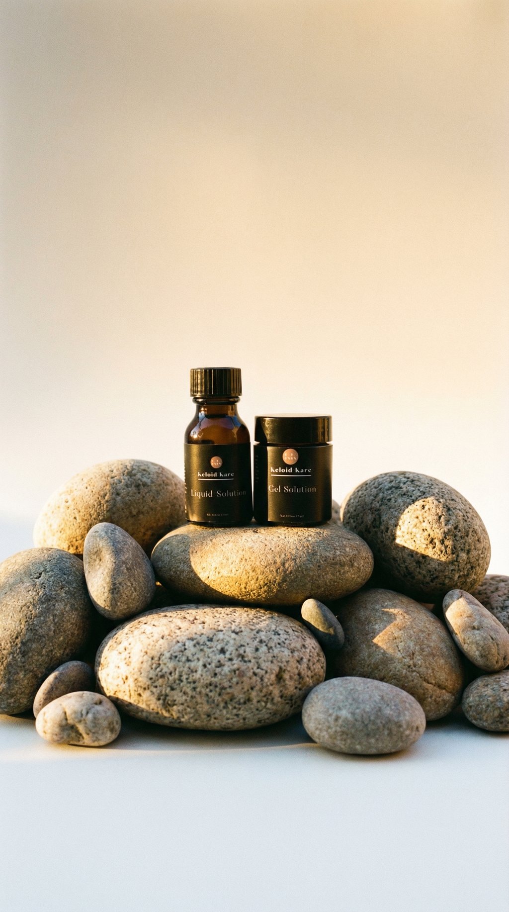 AI product shot of Keloid Kare 2-Step Topical Solution Set