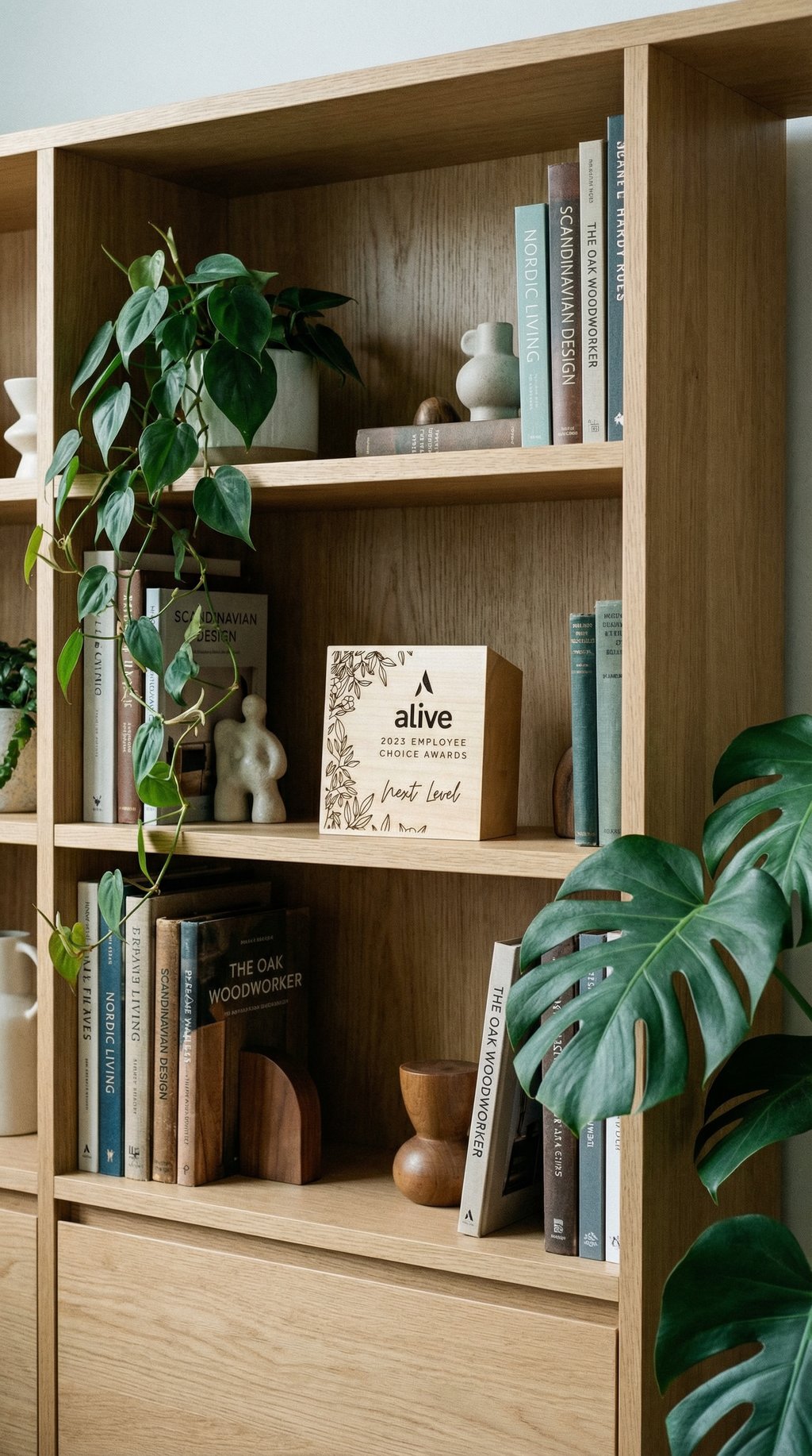 AI product shot of The Maple Block Award
