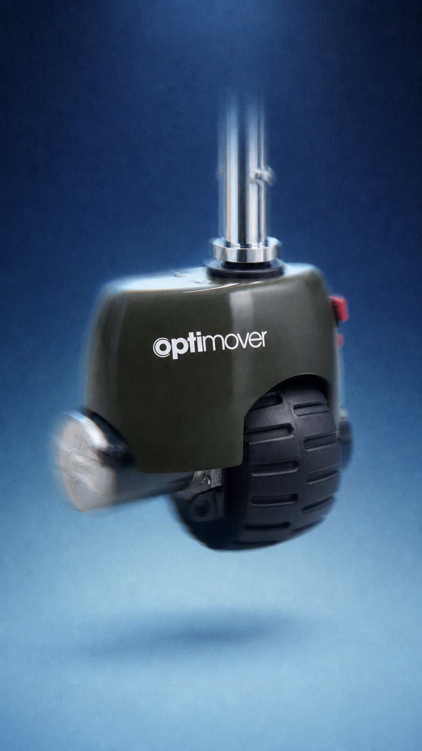 AI product shot of Optimover V3 Remote Control Jockey Wheel