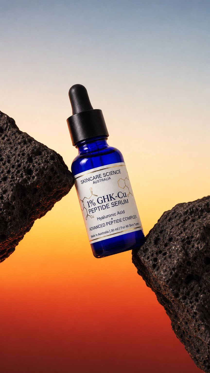 AI product shot of 1% GHK-Cu Peptide Serum