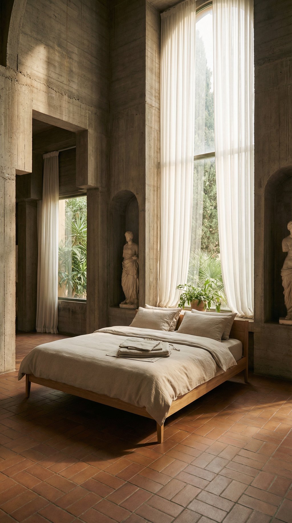AI product shot of Natural Linen Duvet Set