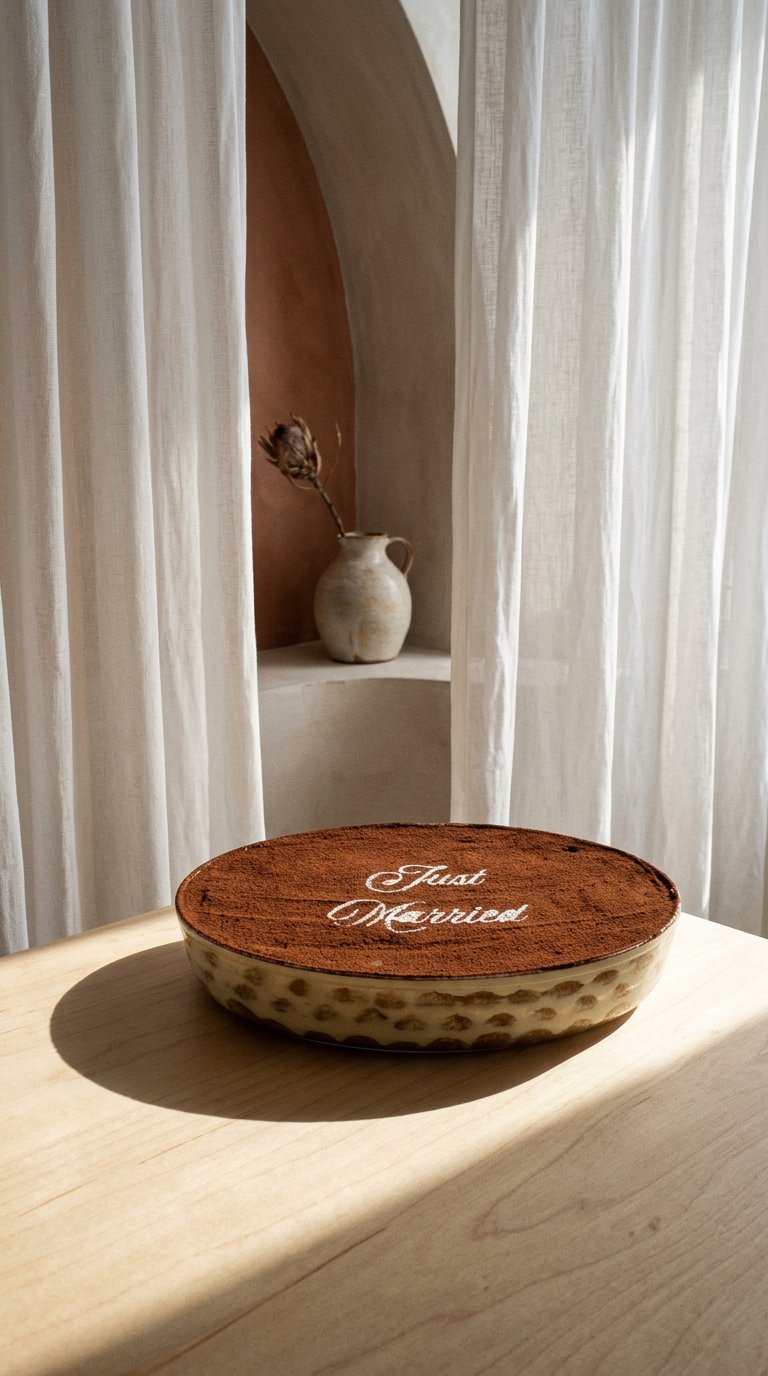 AI product shot of Romeo Tiramisu Event Catering Services