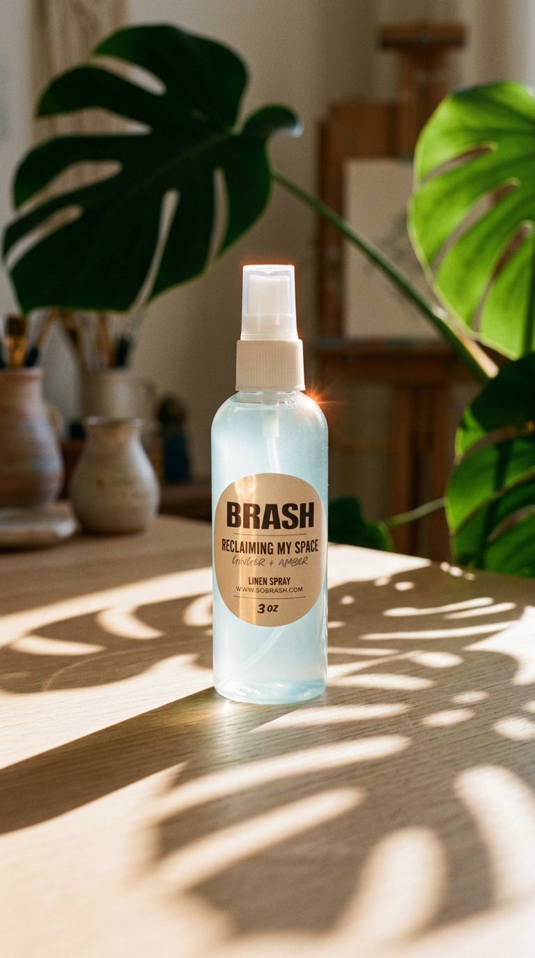 AI product shot of LINEN SPRAY - 3 oz