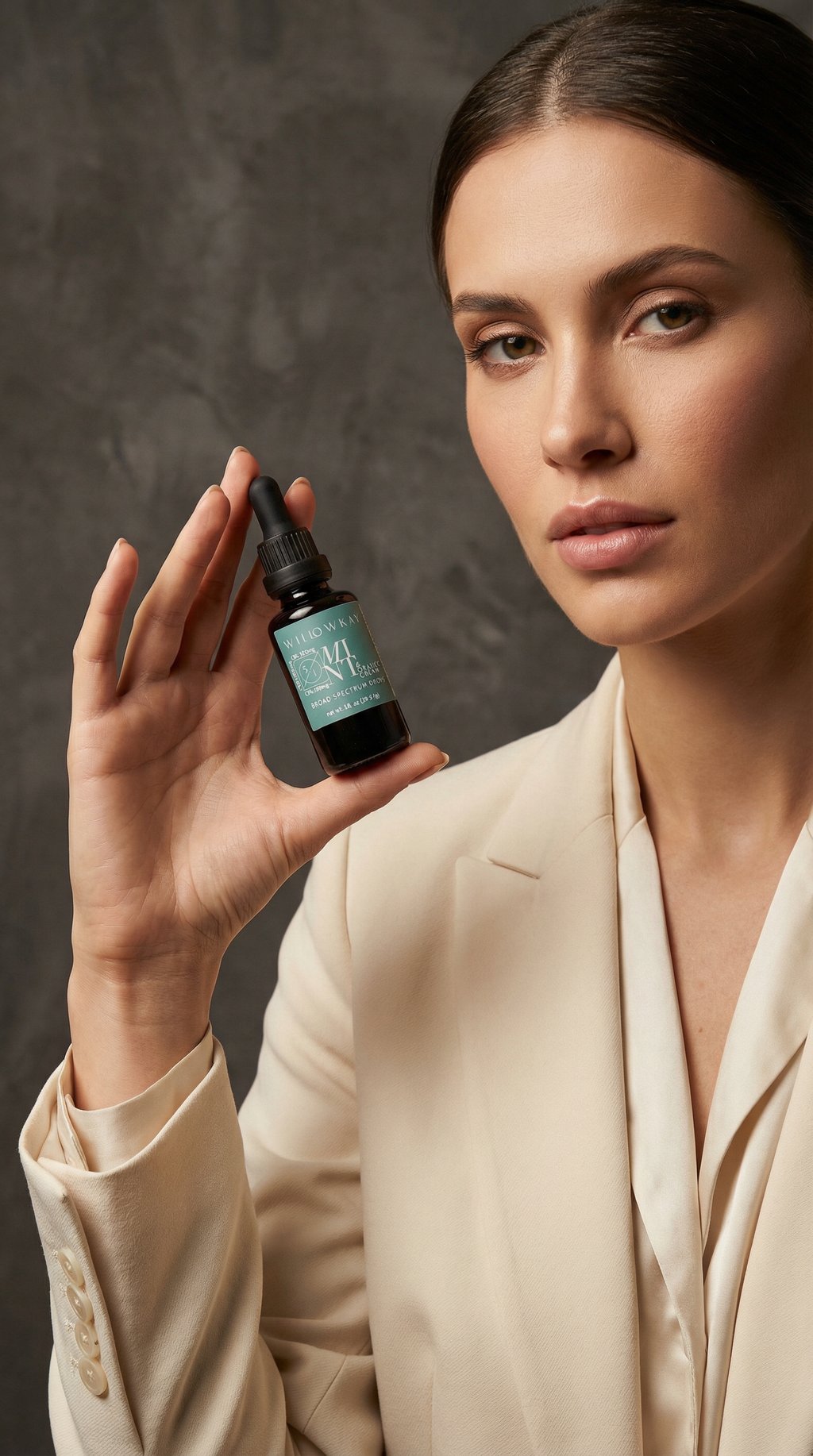 AI product shot of 5:1 CBD CBN CBG Broad Spectrum Drops
