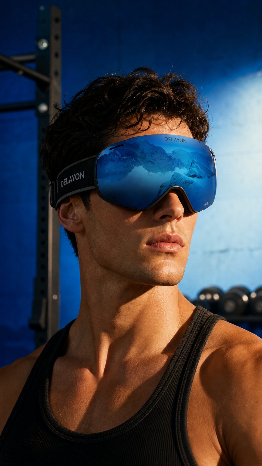 AI product shot of Puzzle Lens – Space Blue 2nd.