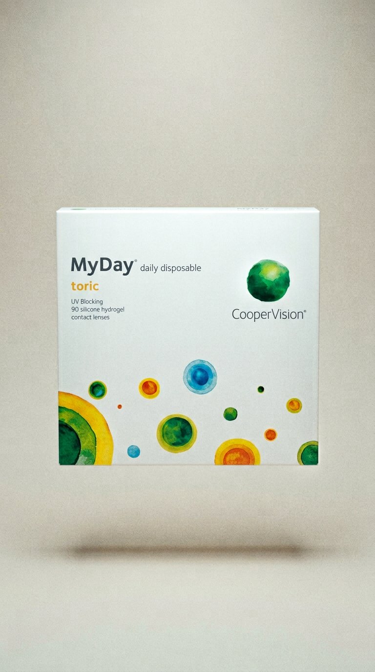 AI product shot of MyDay 1-Day Toric 90 Pack