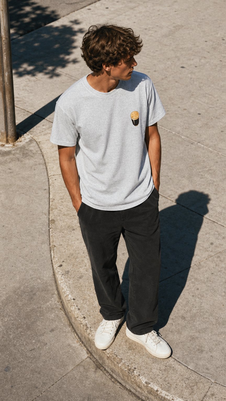 AI product shot of Guinness Retro Inspired Tee