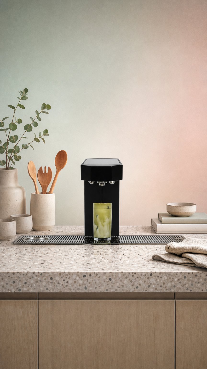 AI product shot of Beyond Flow Milk Foam Machines