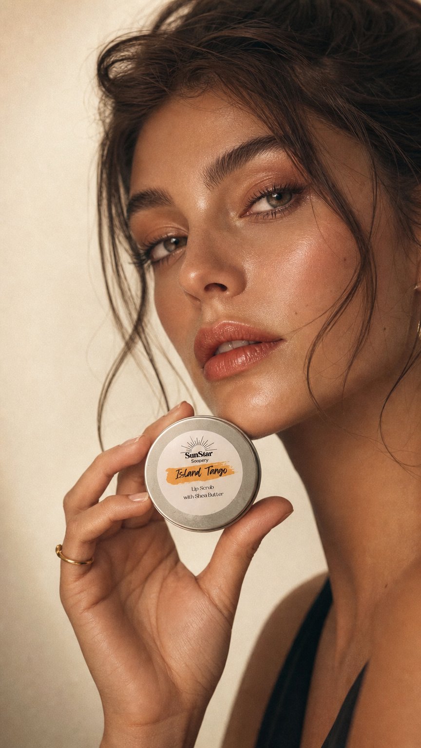 AI product shot of Lip Scrub