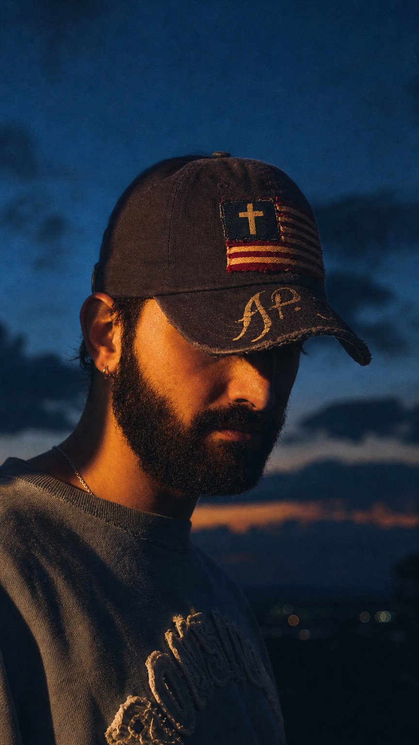 AI product shot of NEW AMERICA BASEBALL CAP