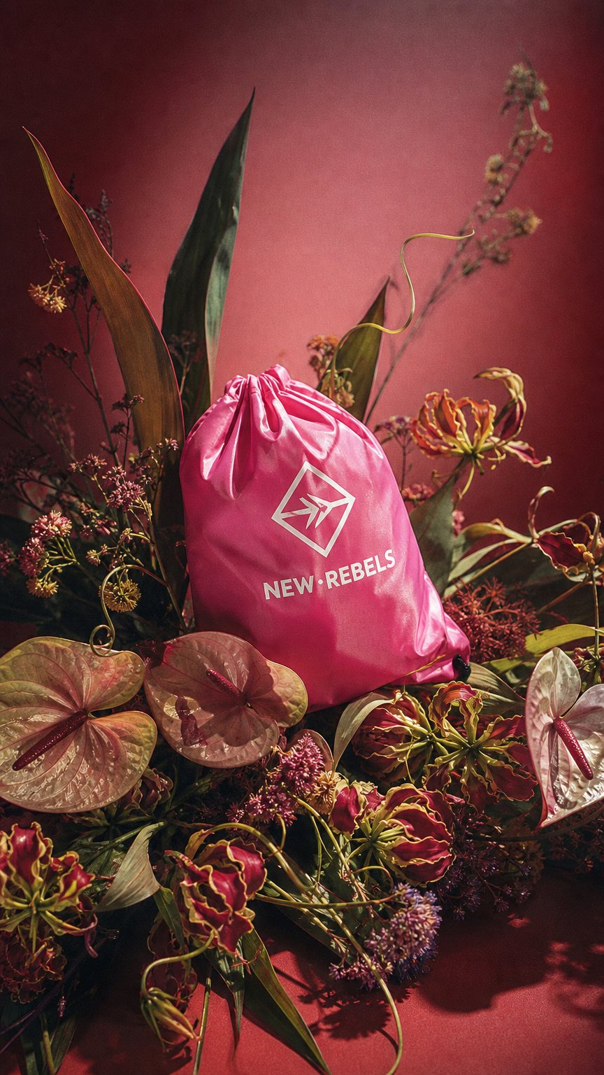 AI product shot of Flora Myrtle Strand Duffel 54L Trolley Donkergroen