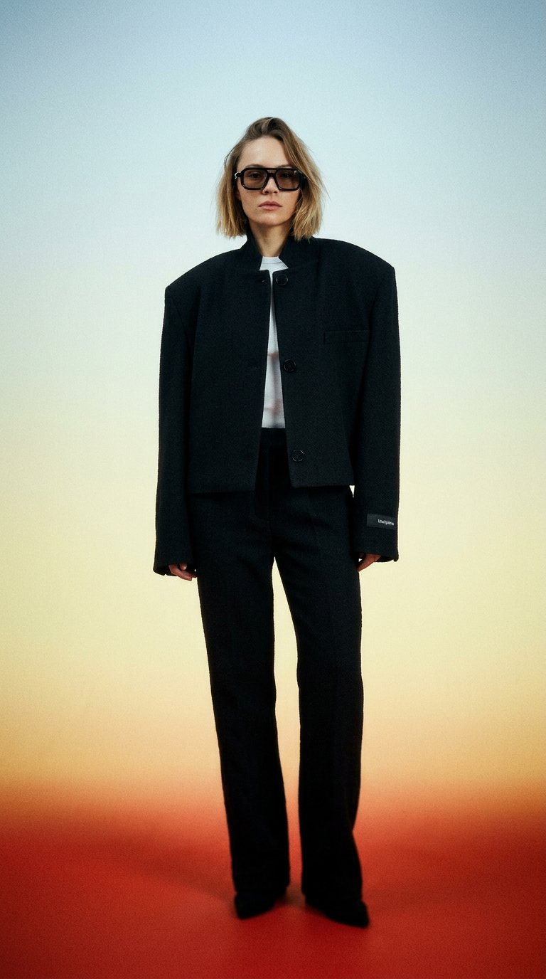AI product shot of BIELU Blazer Black