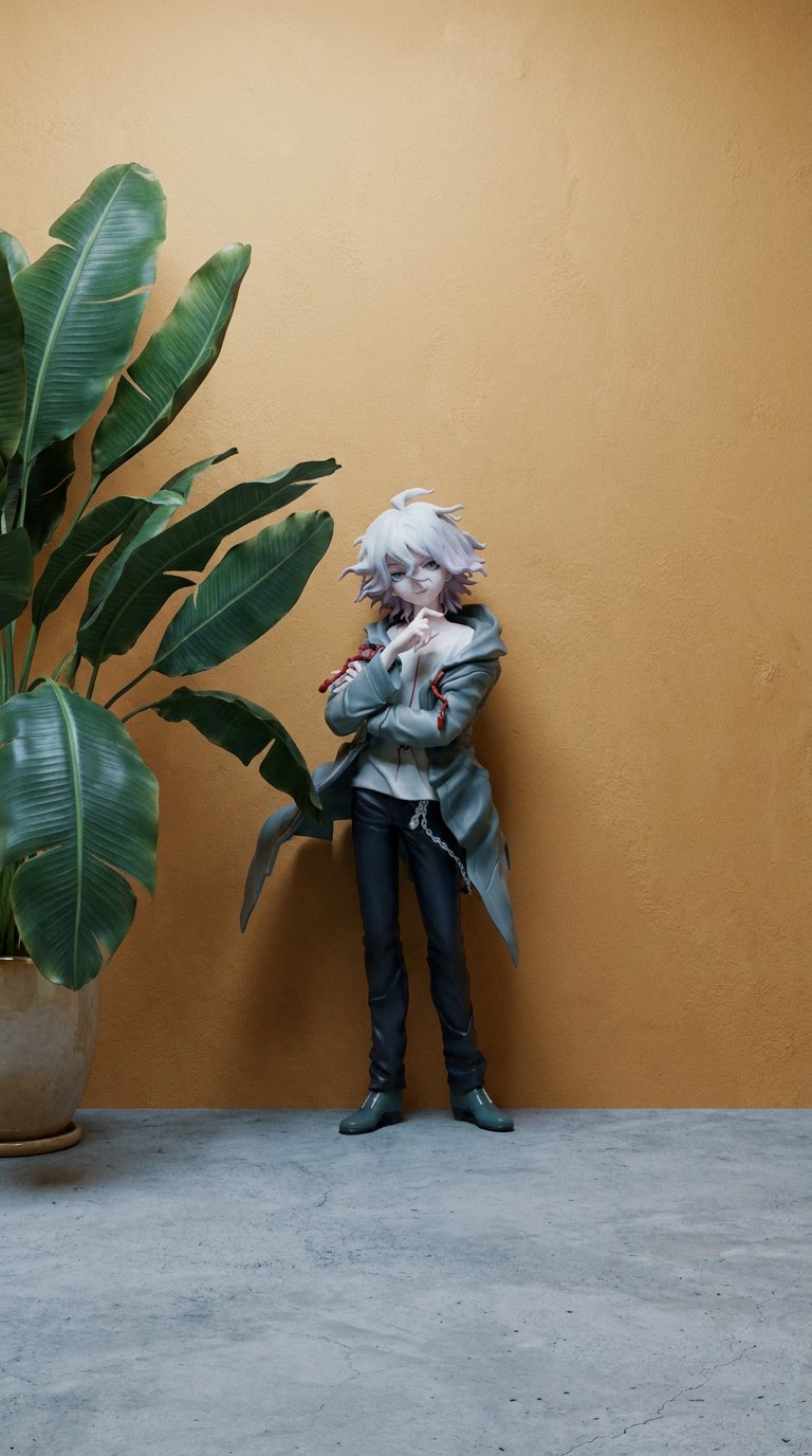 AI product shot of Algeron Product Danganronpa 2 Goodbye Despair x Kei Mochizuki 1/7 Scale Nagito Komaeda