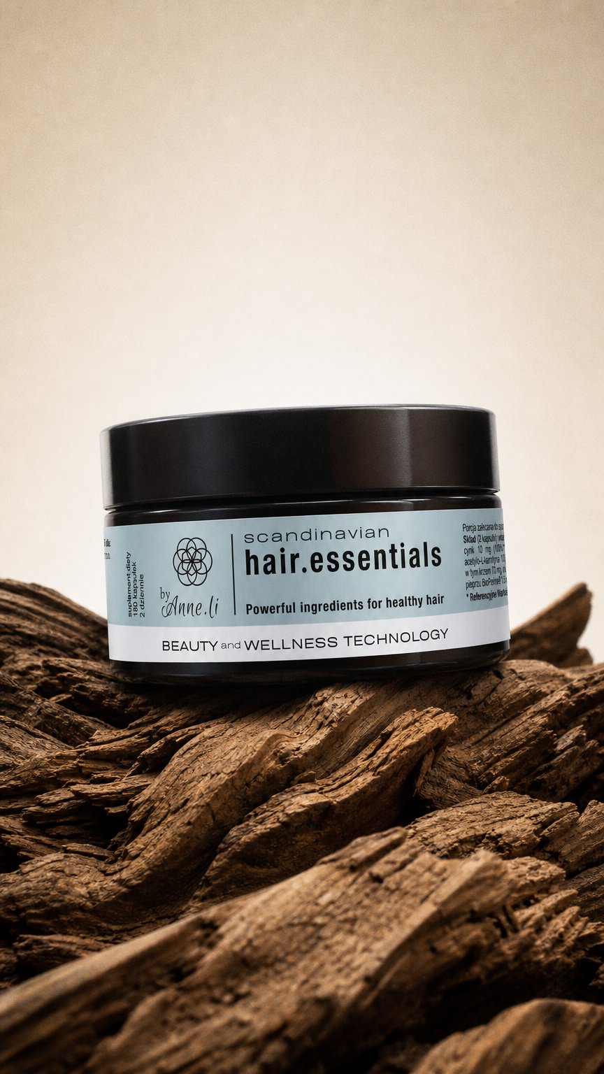 AI product shot of hair.essentials byAnne.li