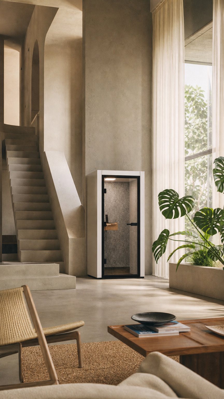 AI product shot of Call 1 Office Phone Booth