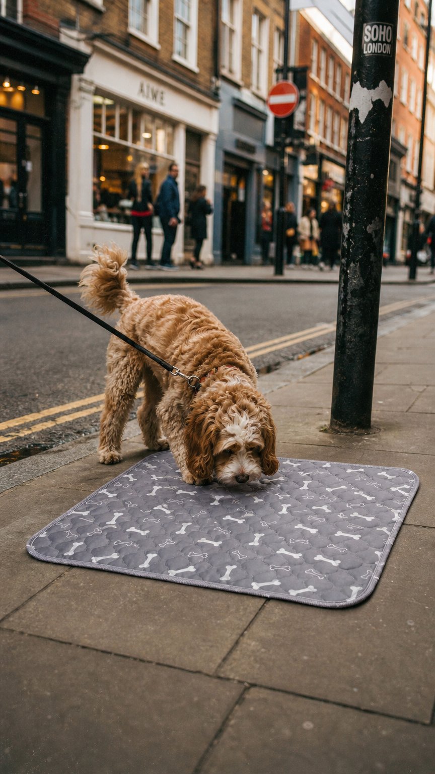 AI product shot of Patiped – Köpekler İçin Akıllı Tuvalet Eğitim Pedi