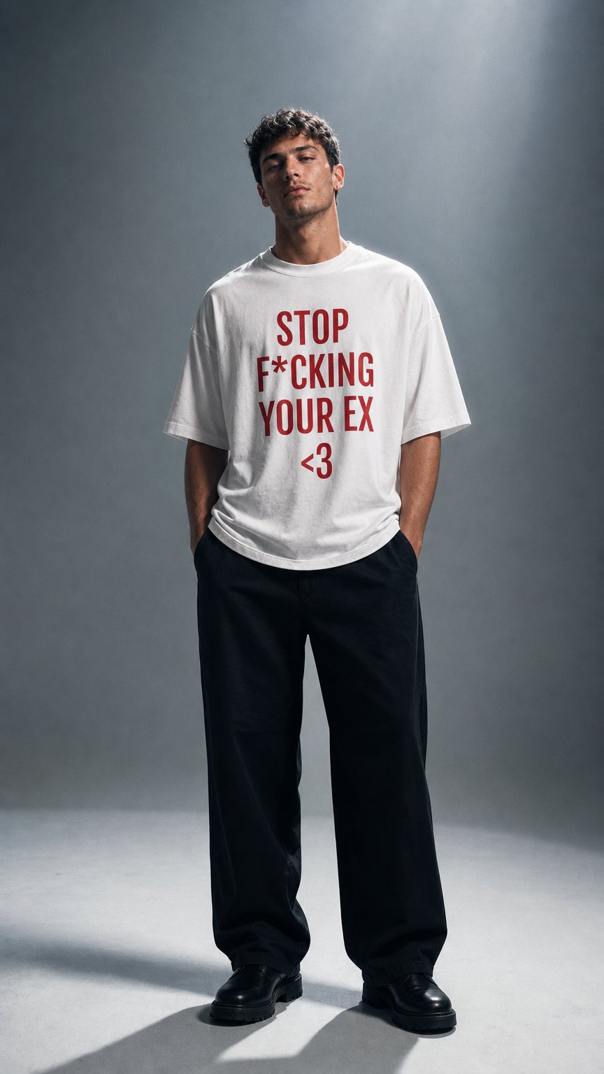 AI product shot of Stop F*cking Your Ex <3