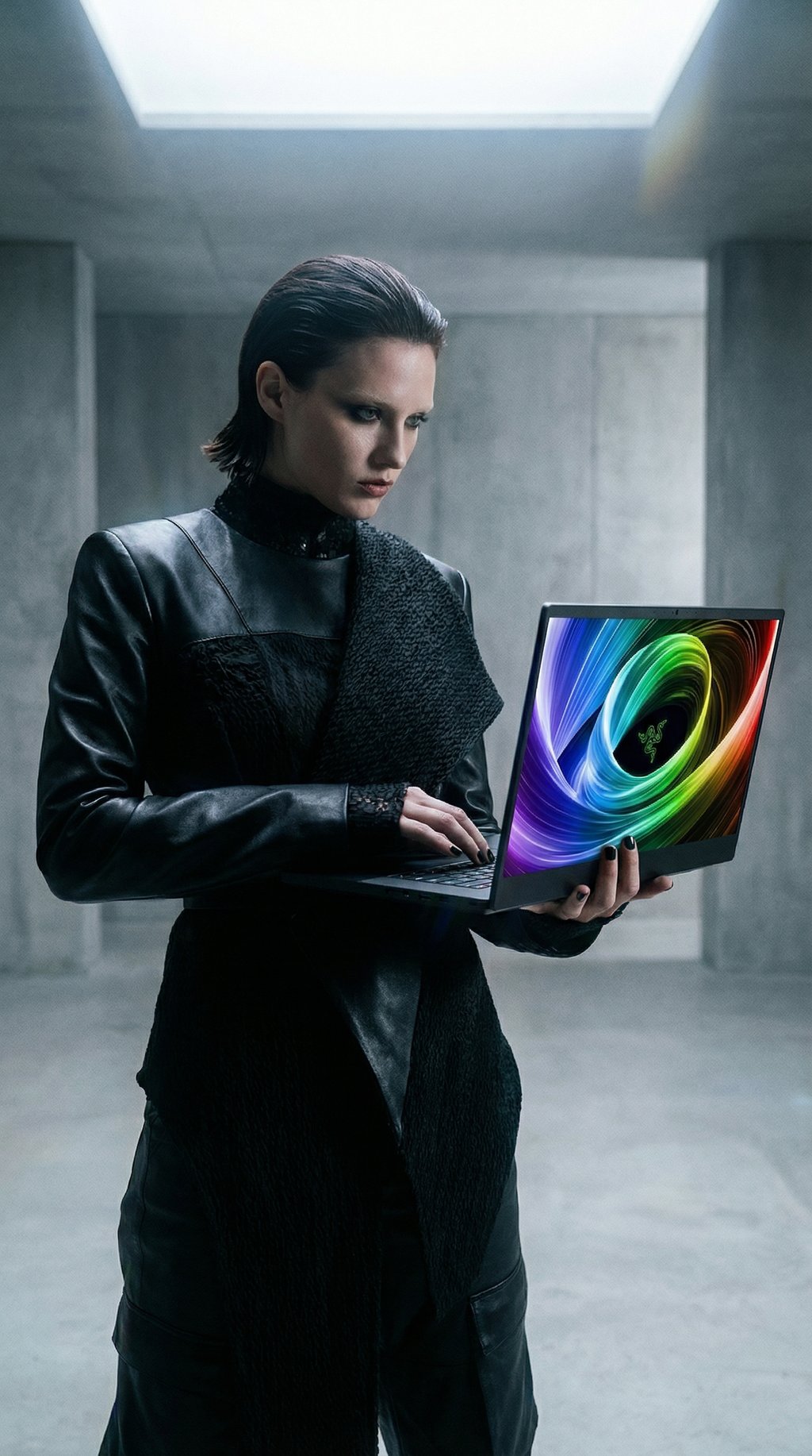 AI product shot of Razer Blade 16