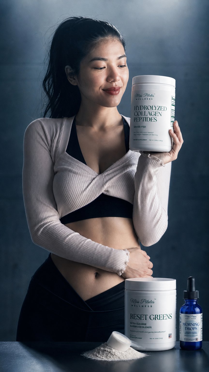 AI product shot of Pilates Reset - NHẤT DÁNG NHÌ DA (Reset Combo)
