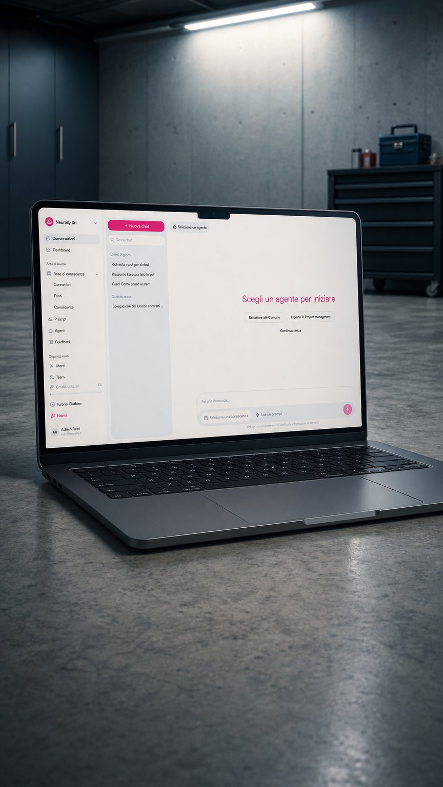 AI product shot of Neurally Platform