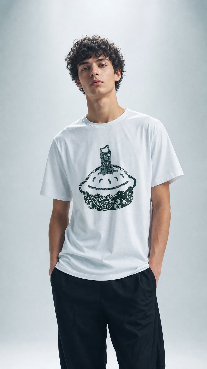 AI product shot of Green Bandana Tech