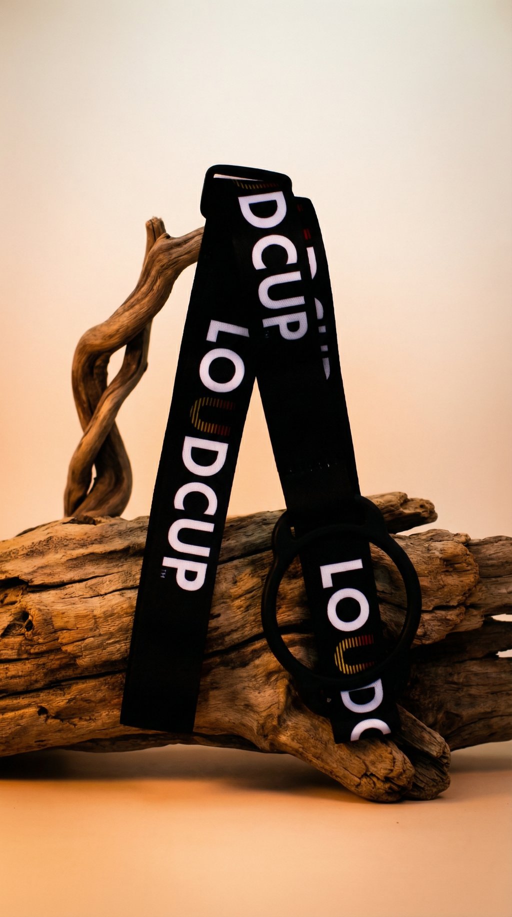 AI product shot of Black Lanyard