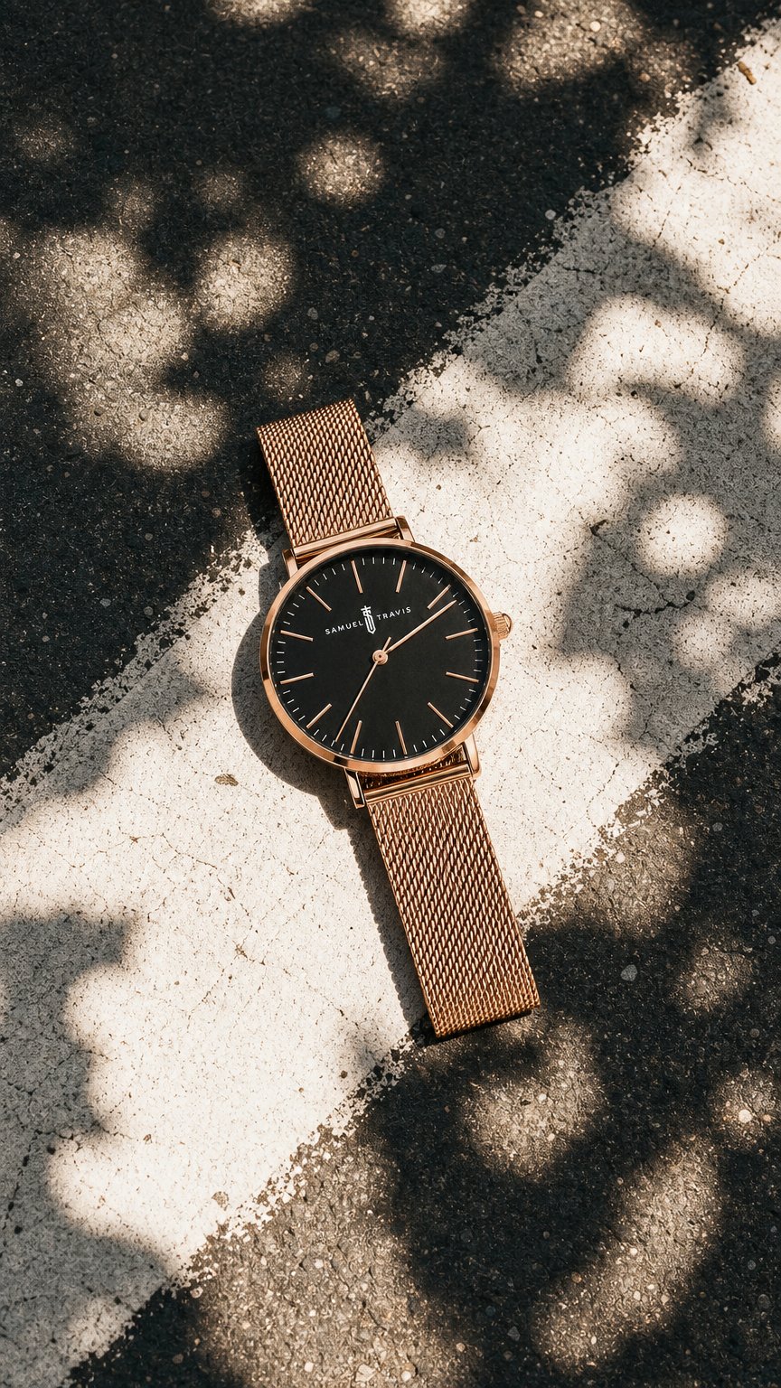 AI product shot of Rose Gold