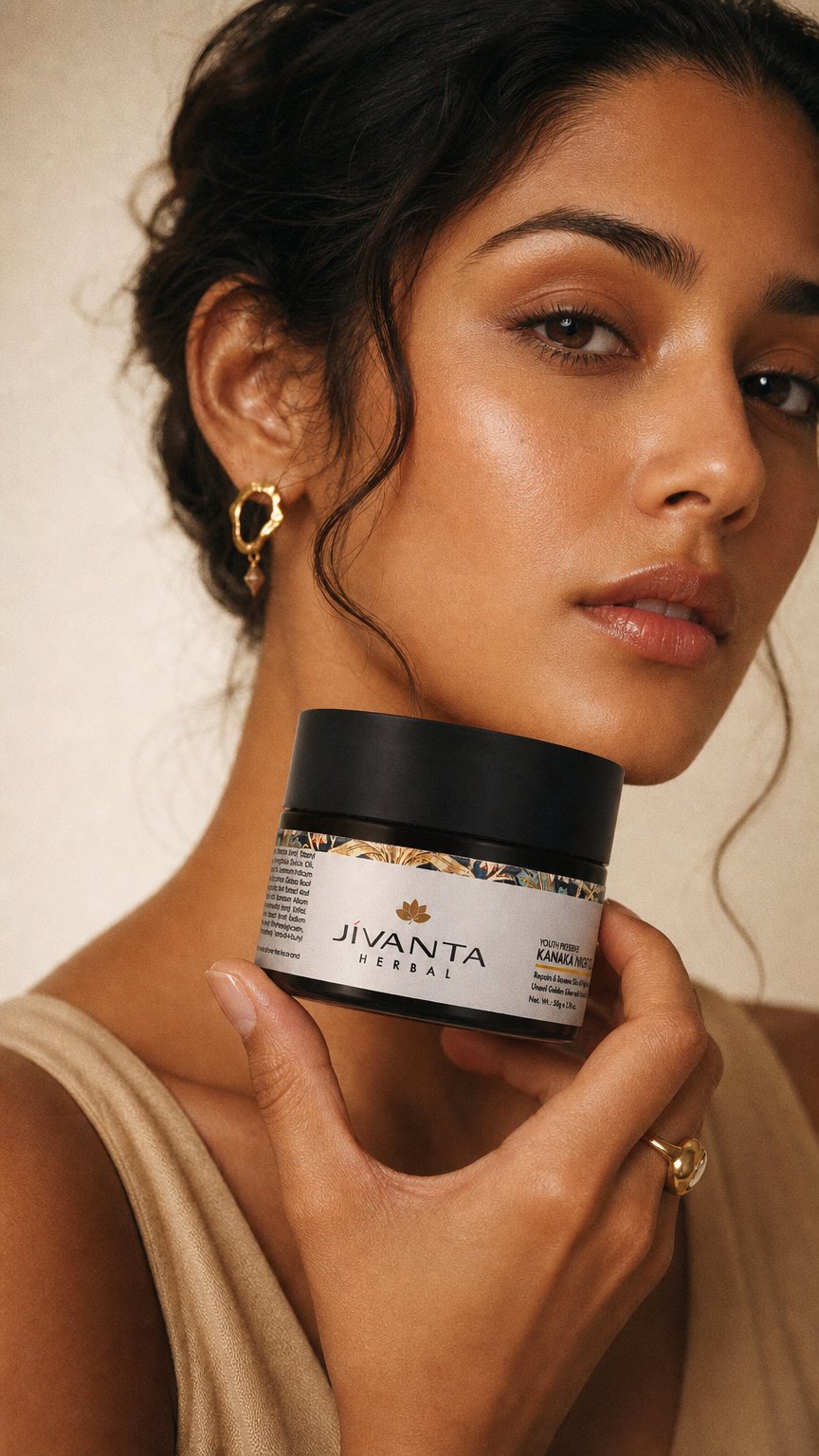 AI product shot of Kanaka Night Cream | Repairs & Renews | All Skin Types