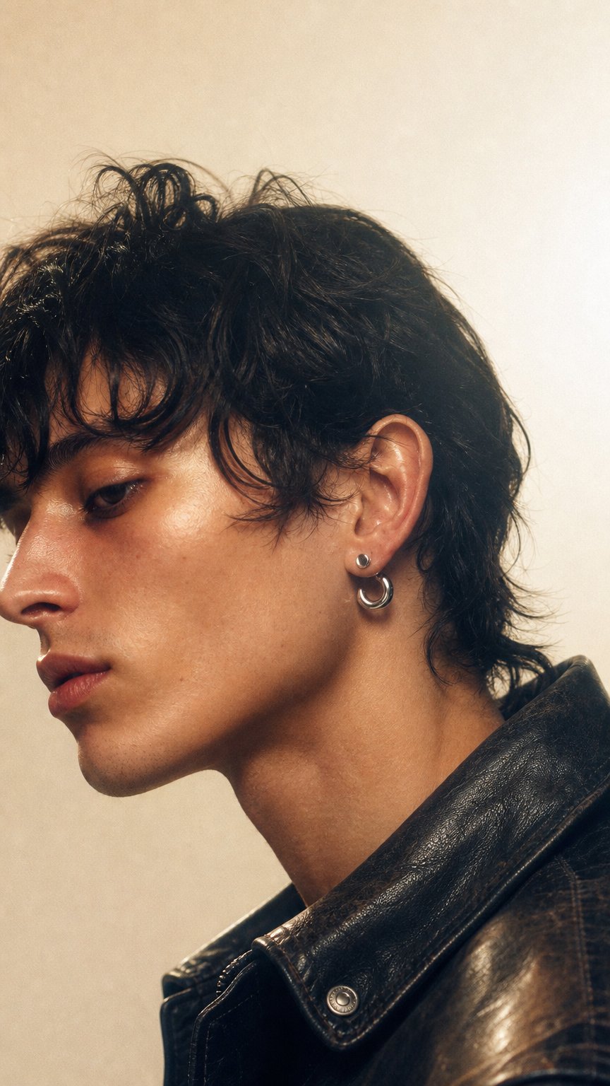 AI product shot of Nail Earring