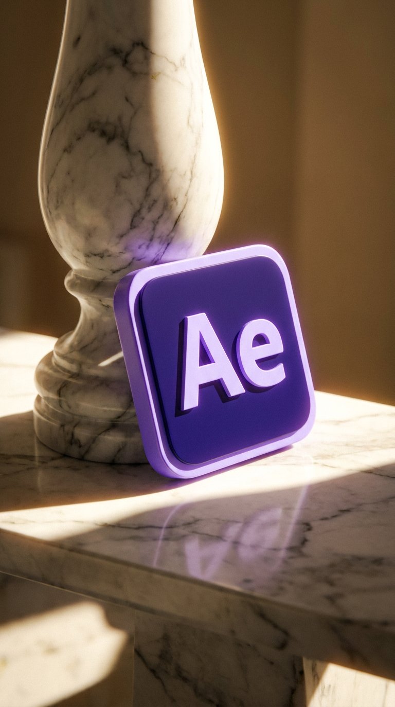 AI product shot of Adobe After Effects