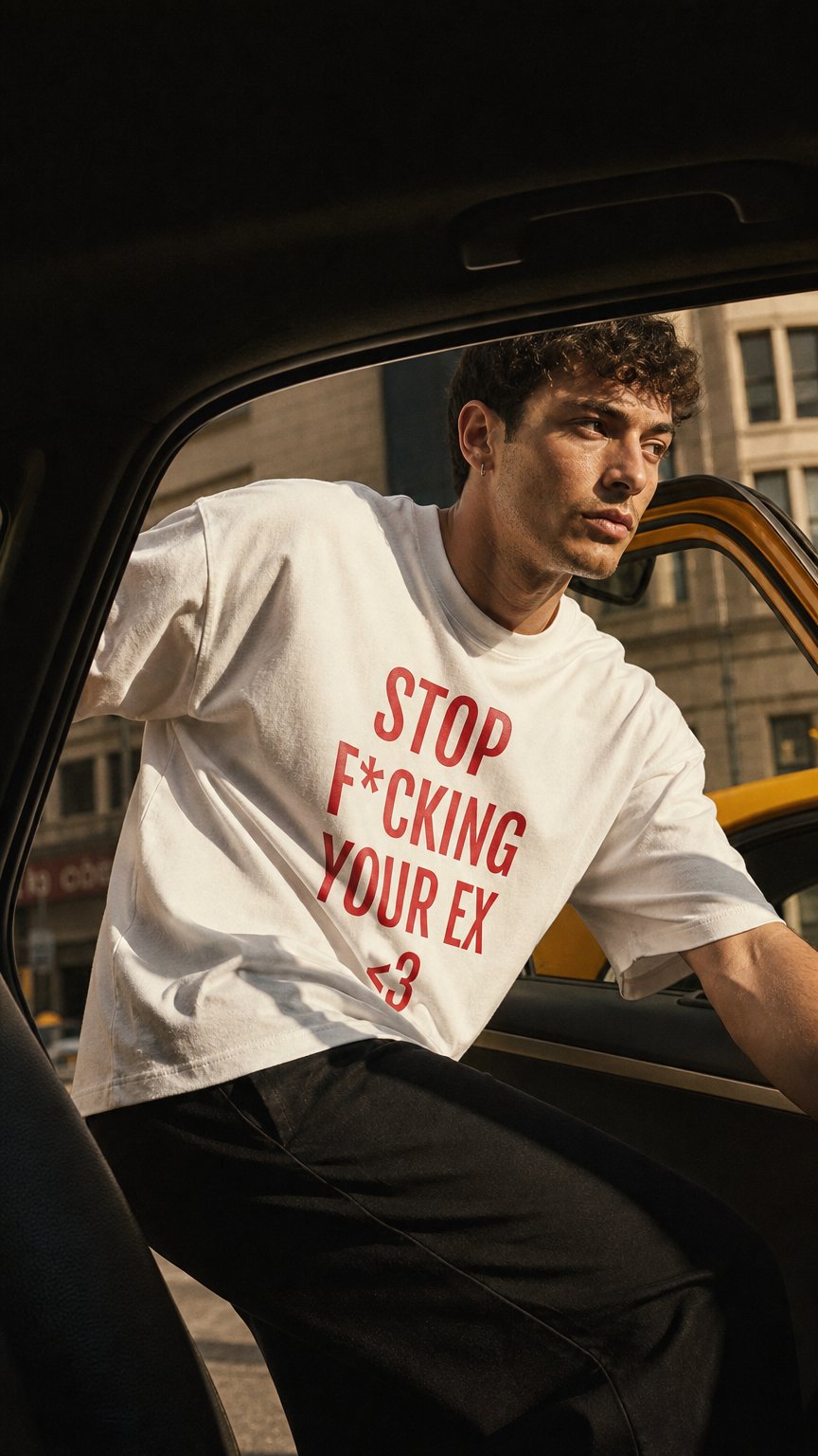 AI product shot of Stop F*cking Your Ex <3