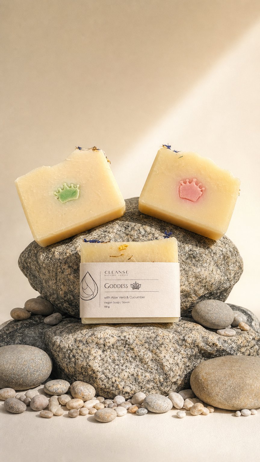 AI product shot of Goddess with Aloe & Cucumber