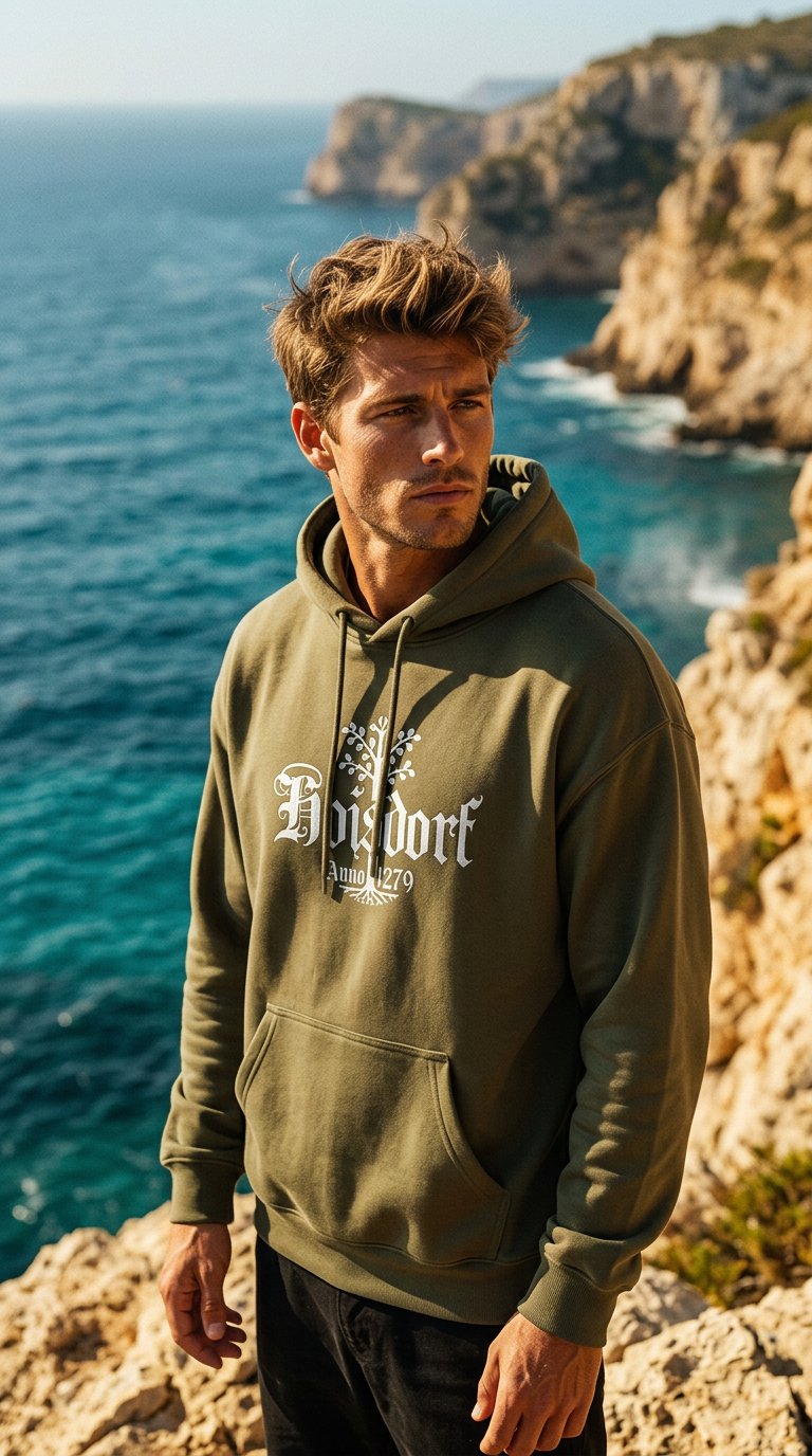 AI product shot of HOISDORF - UNISEX HOODIE