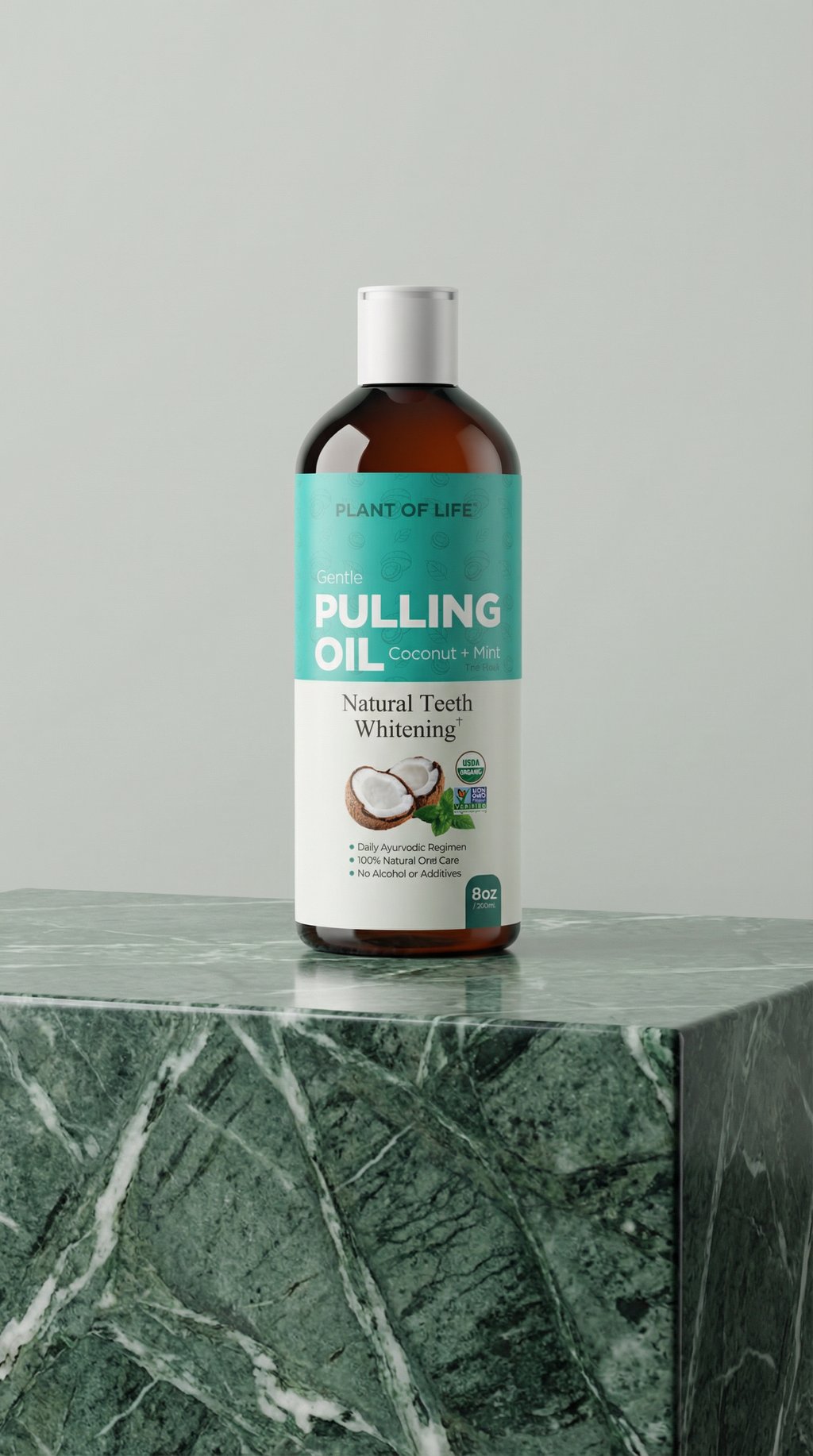 AI product shot of Pulling Oil (Organic)