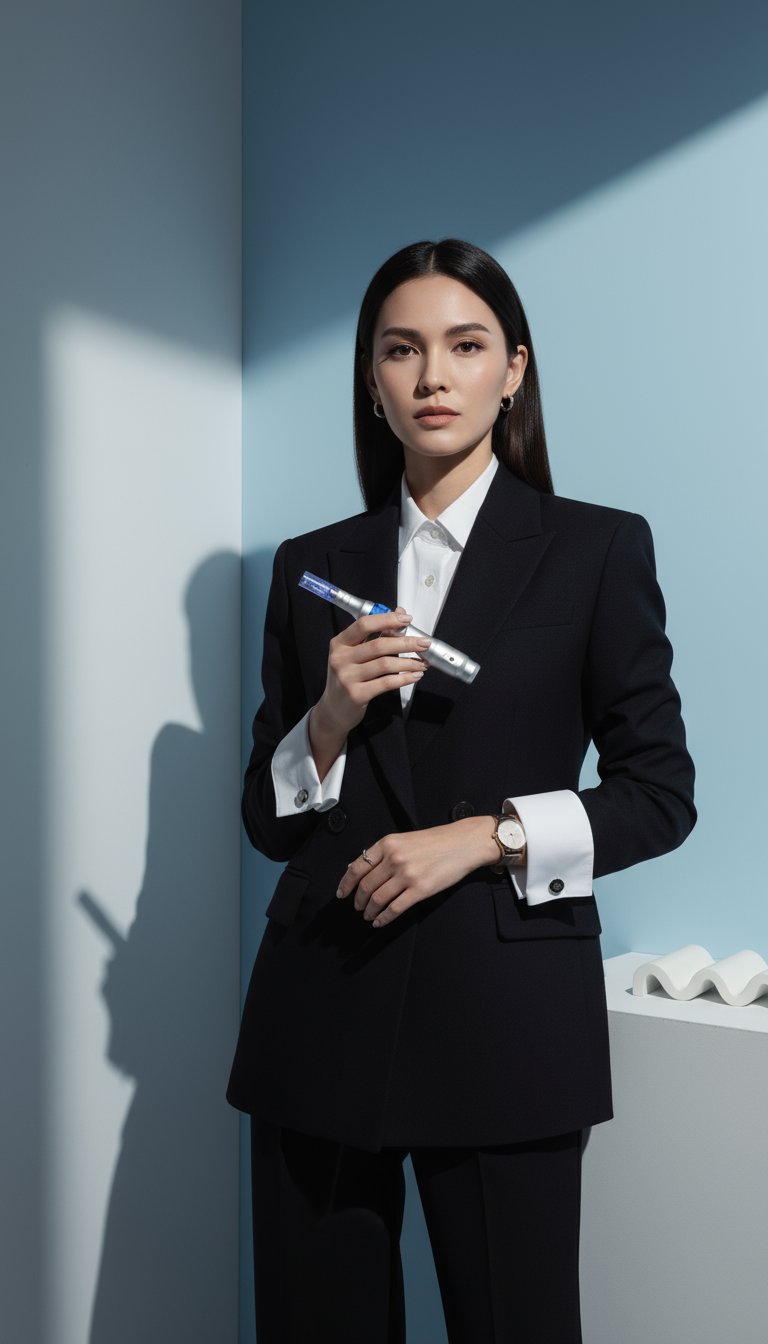 AI product shot of Dr. Pen Ultima A6 Professional Plus