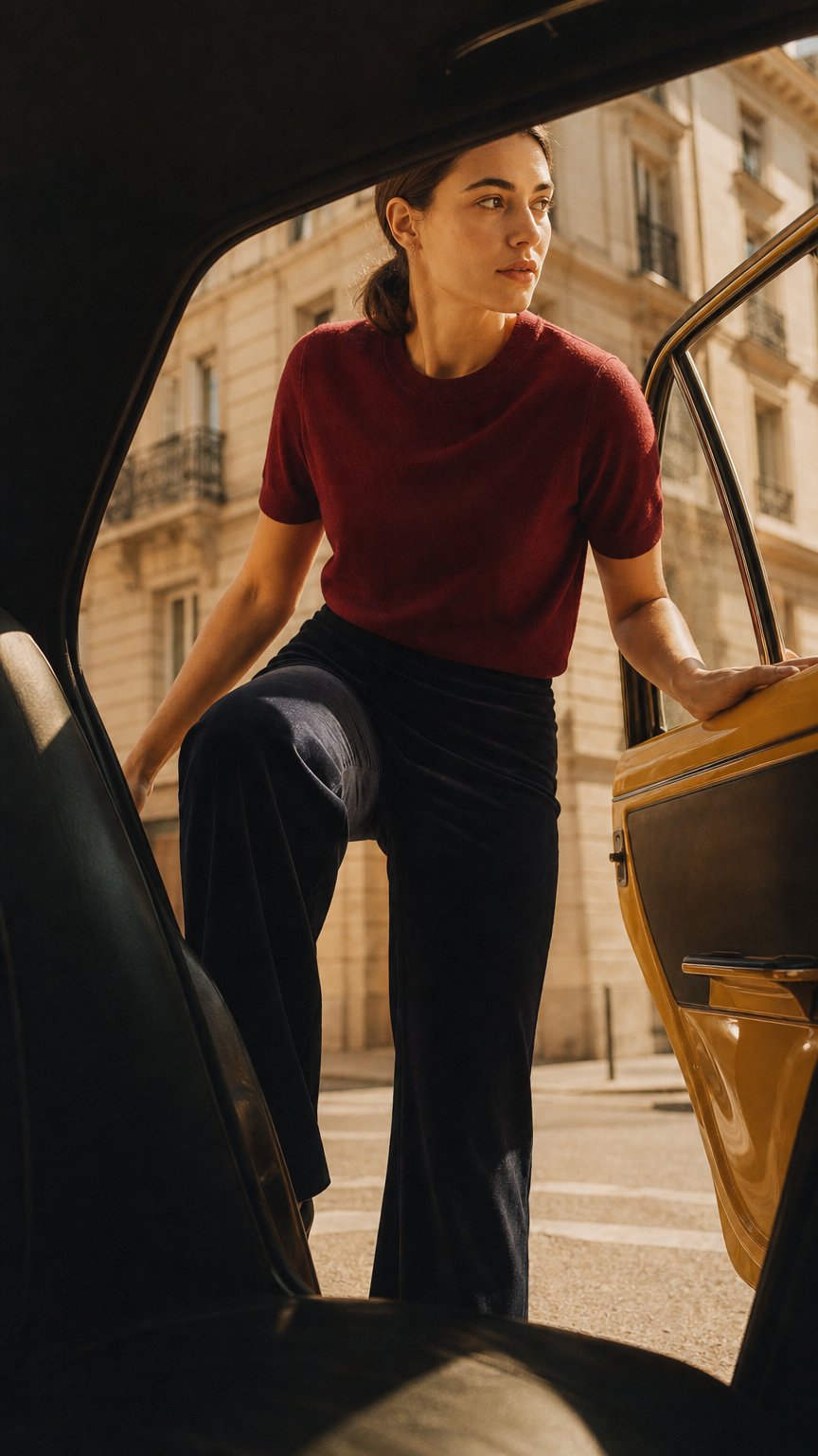 AI product shot of Celine Pants - Black
