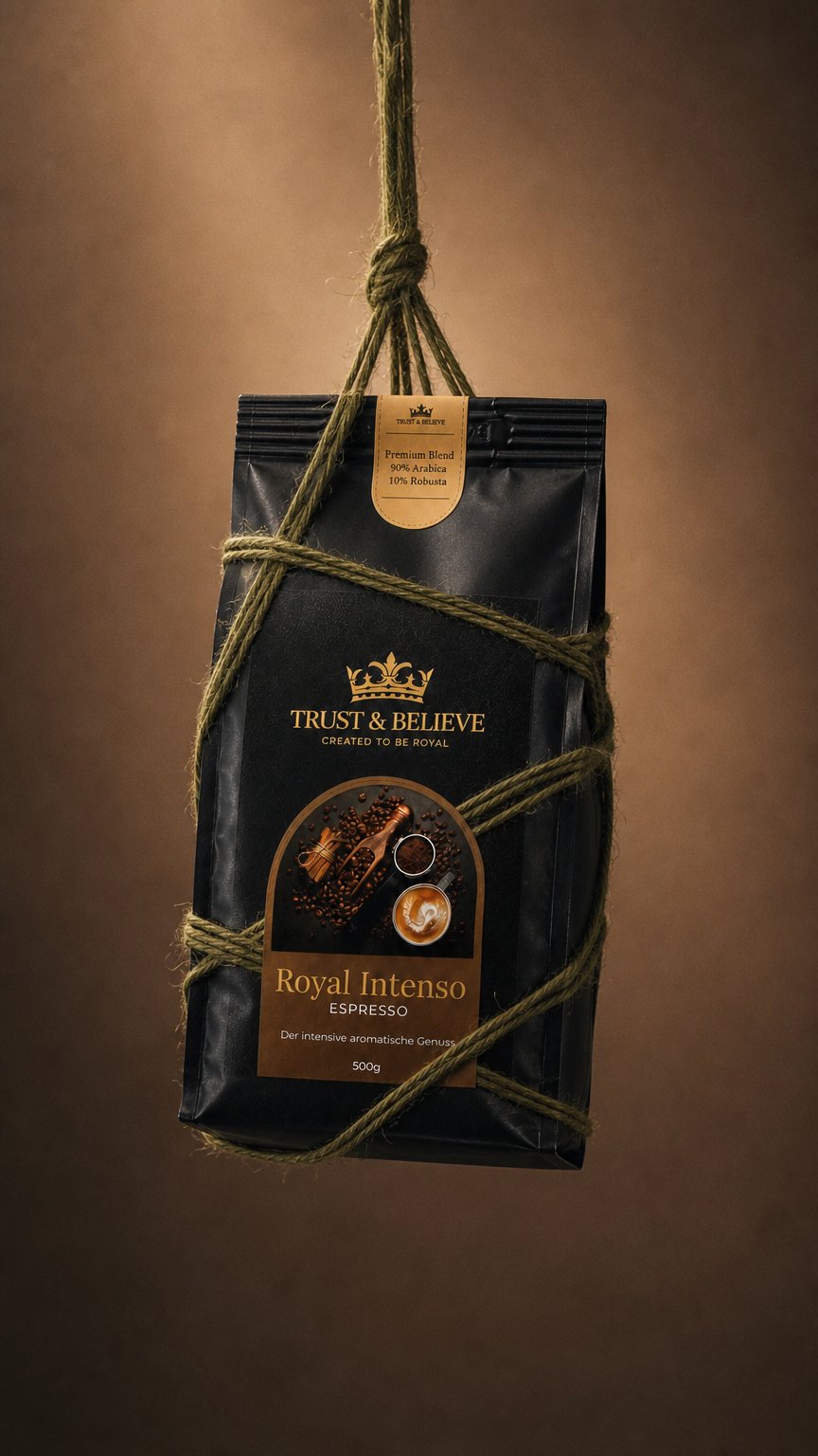 AI product shot of Royal Intenso – Espresso
